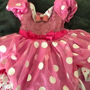 Girls Minnie Mouse Dress/Costume